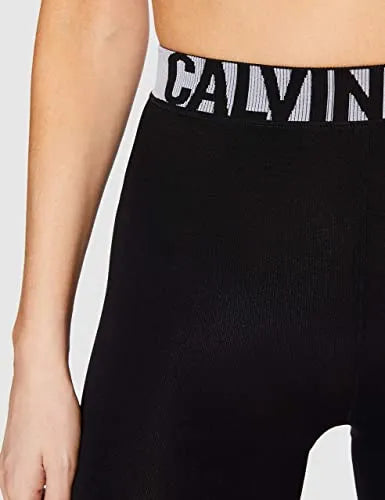 Leggings na mBan Calvin Klein Lógó Dubh M - Compord & Stíl
