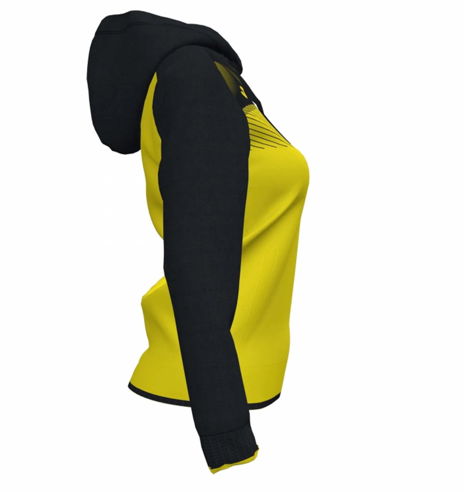 Giacca da cappuccio con cappuccio da cappuccio Joma Supernova femminile 2xs giallo giallo