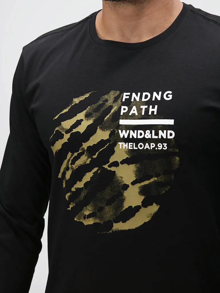 Pánský bochník T -košile Aldar Black L - Confort & Comfort