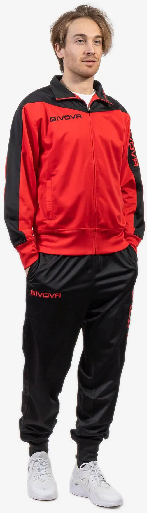 Sports Set Givova Roma Red-Black L
