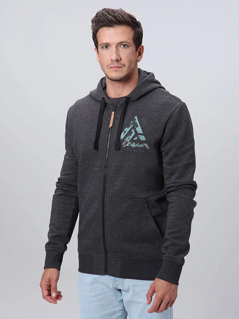 Heren sweatshirt loap edcar donkergrijze xl