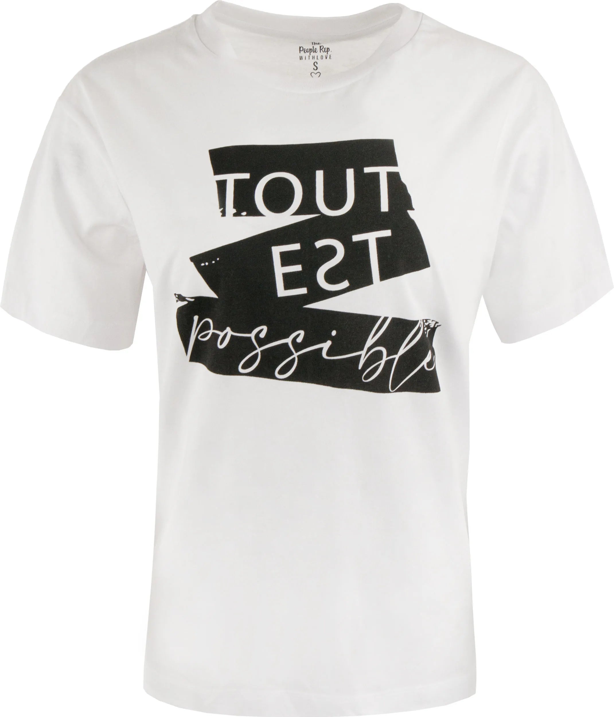 Damas t -shirt Minerva White M - Algodón suave y ajuste perfecto