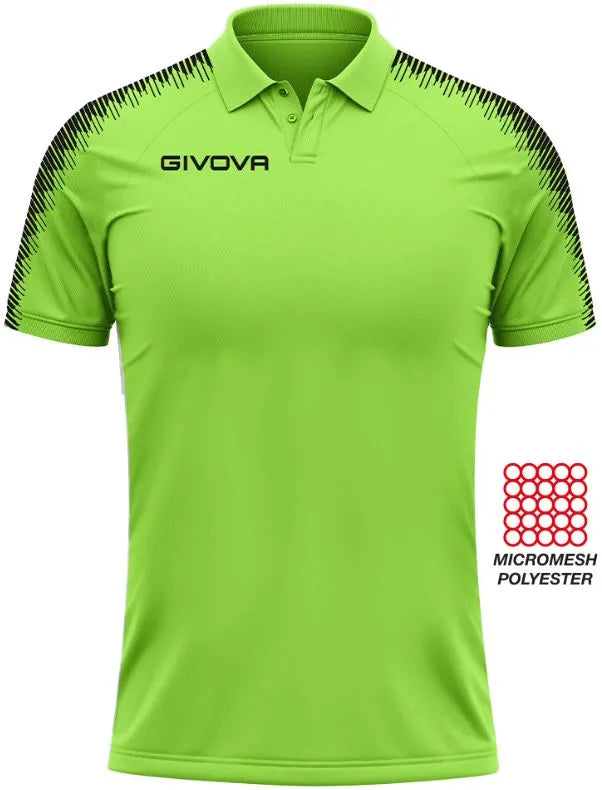 Léine Polo Spóirt Givova Apple Green 3xl