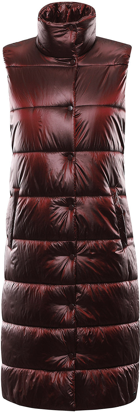 Dames Hi-Therm Vest Alpine Pro Urefa Wine M - Warm & Licht