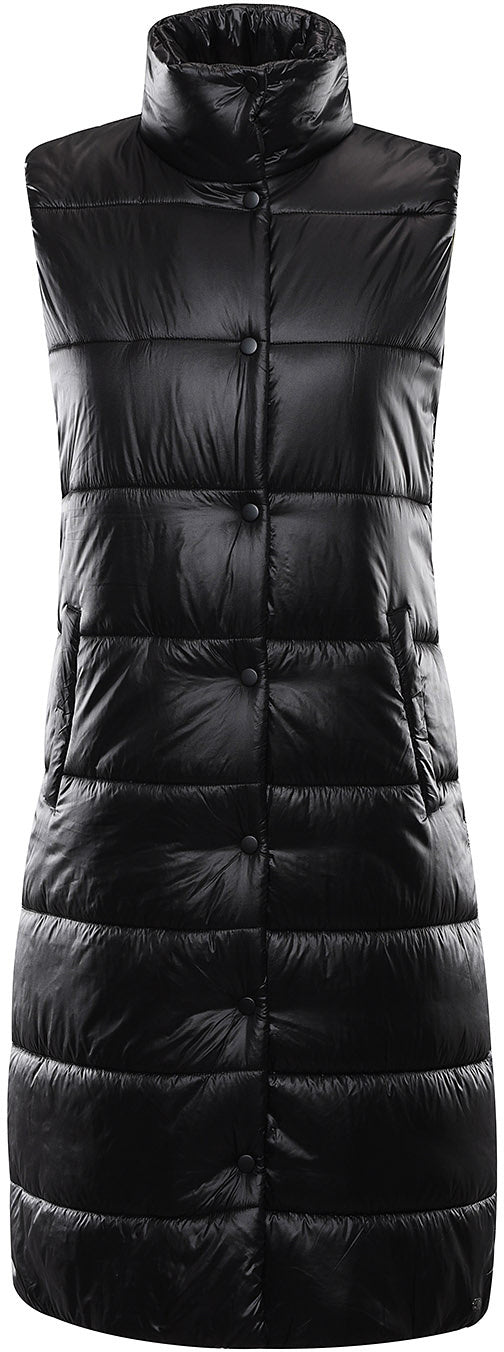 Dames Hi-Therm Vest Alpine Pro Urefa Zwart M - Warm & Licht