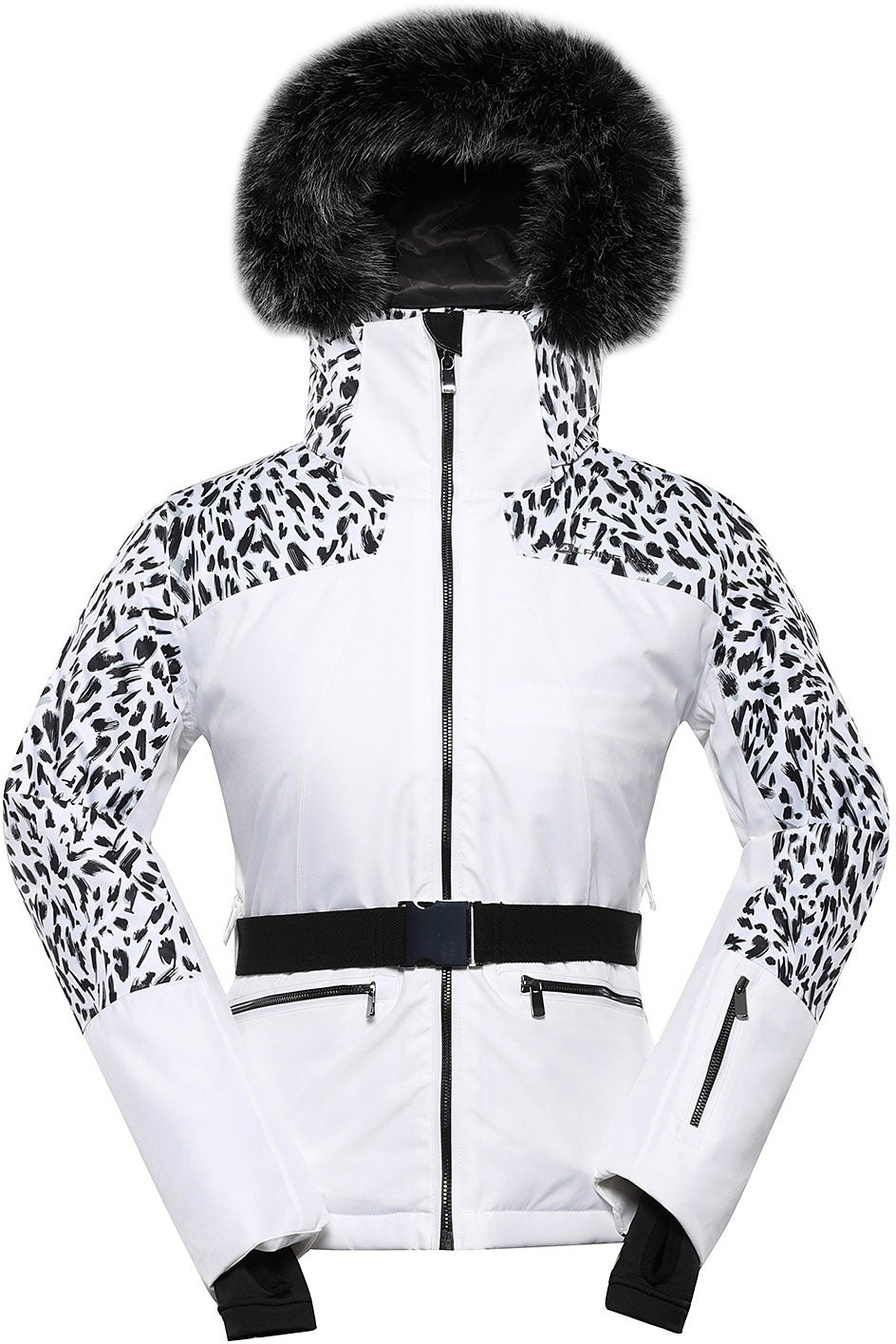 Women's Ski Jacket Alpine Pro Olada White M