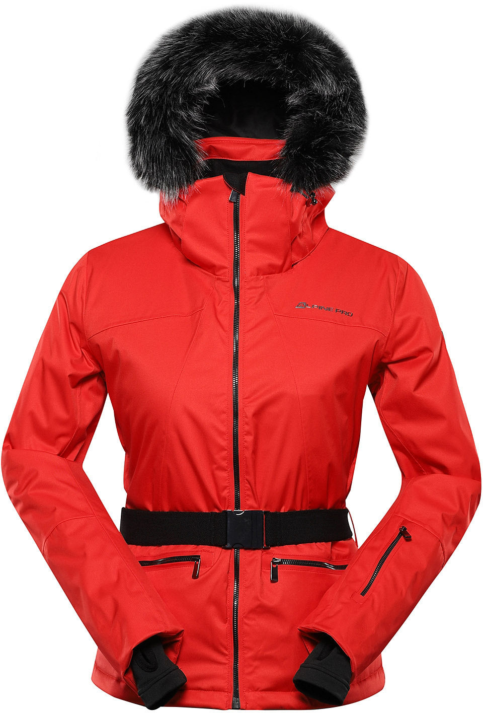 Women's Ski Jacket Alpine Pro Olada Red M