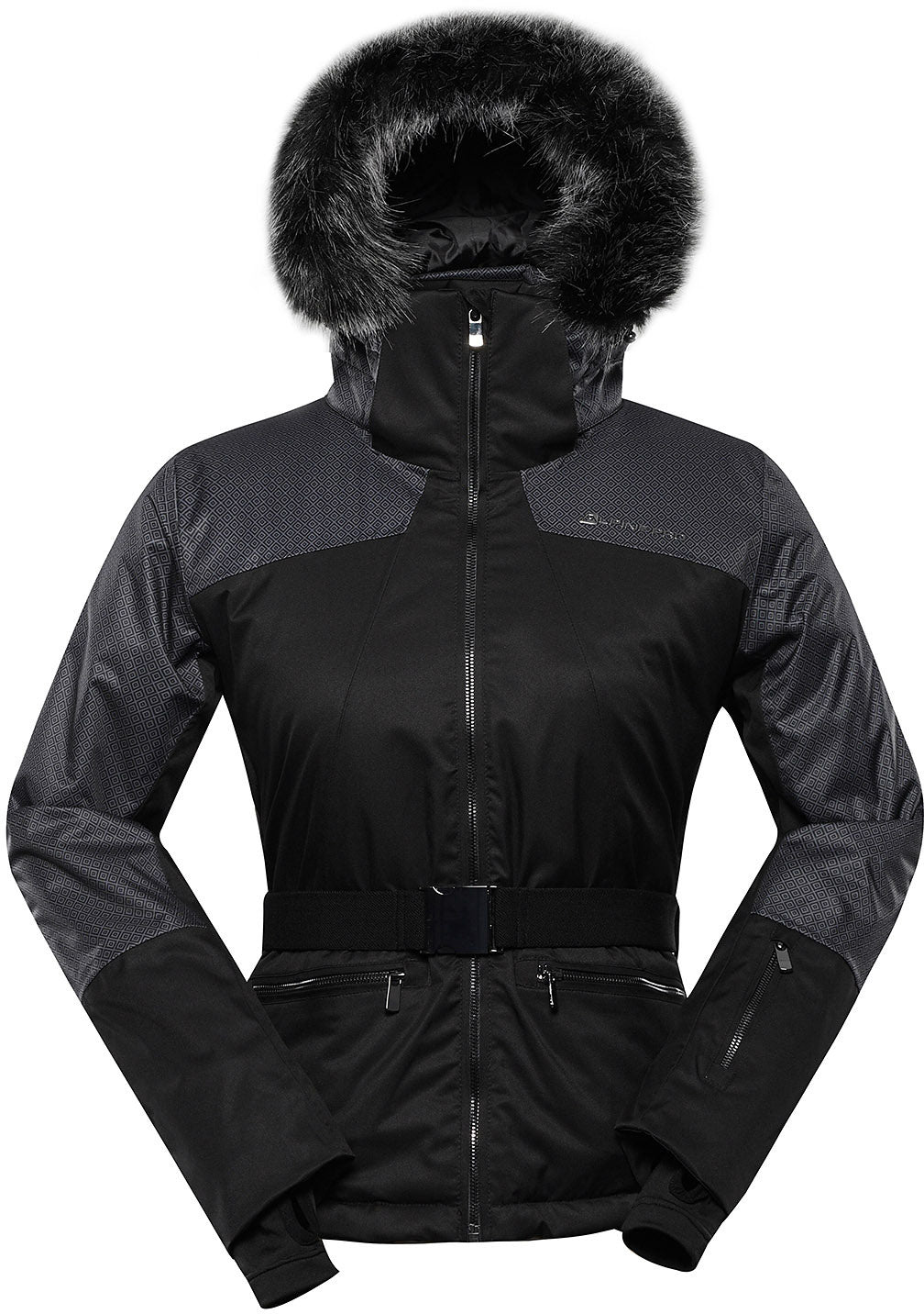 Women's Ski Jacket Alpine Pro Olada Black M