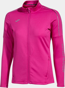 Women's Sweatshirt Joma R-City Full Zip Pink, S