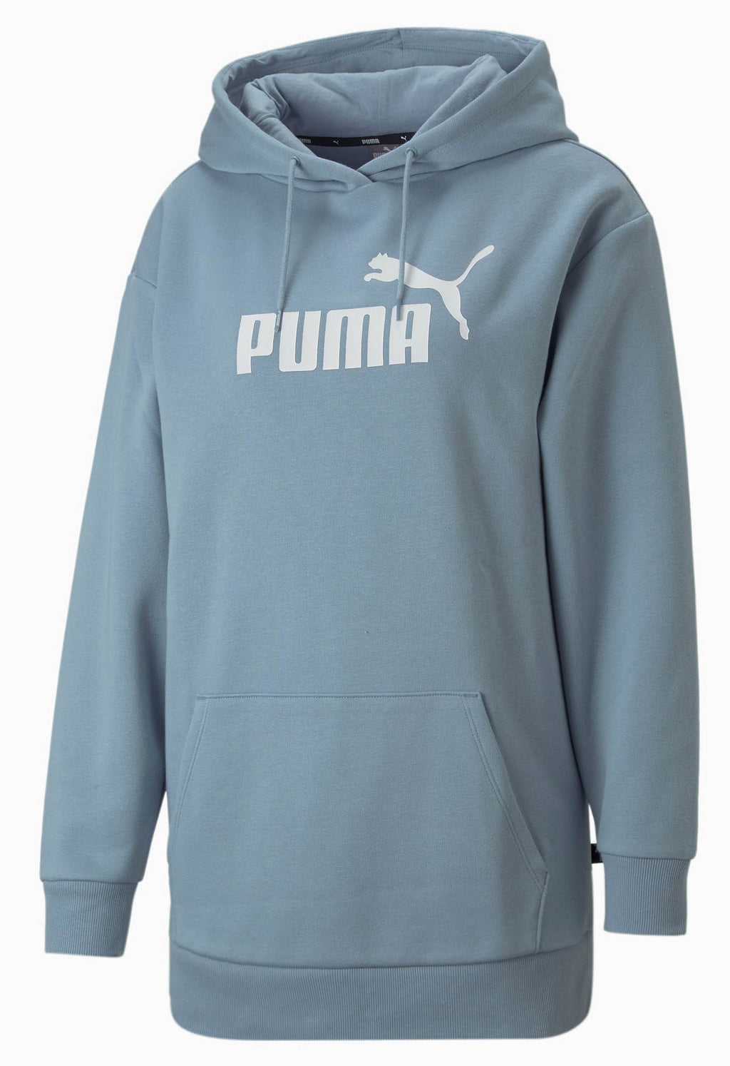 Women's Sweatshirt Puma Ess Elongated Logo Blue Wash M