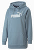 Women's Sweatshirt Puma Ess Elongated Logo Blue Wash M