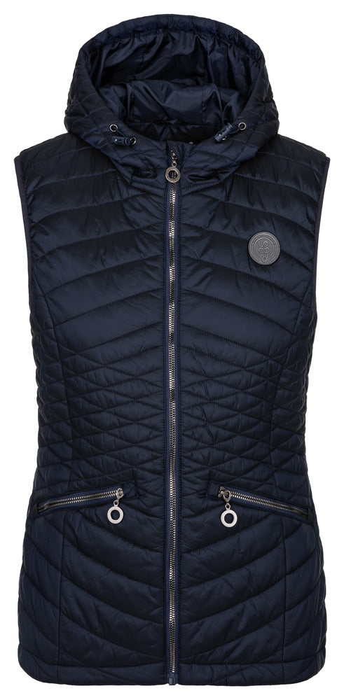 Women's Quilted Loap Vest Ilmanax Blue M