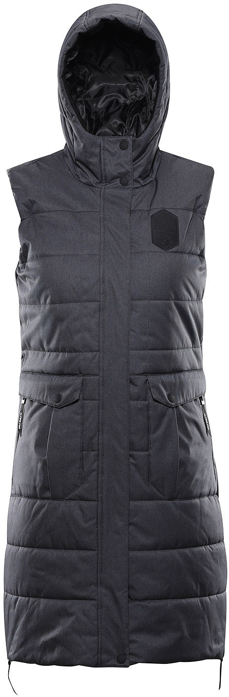 Women's Winter Vest Alpine Pro Harda Gray M