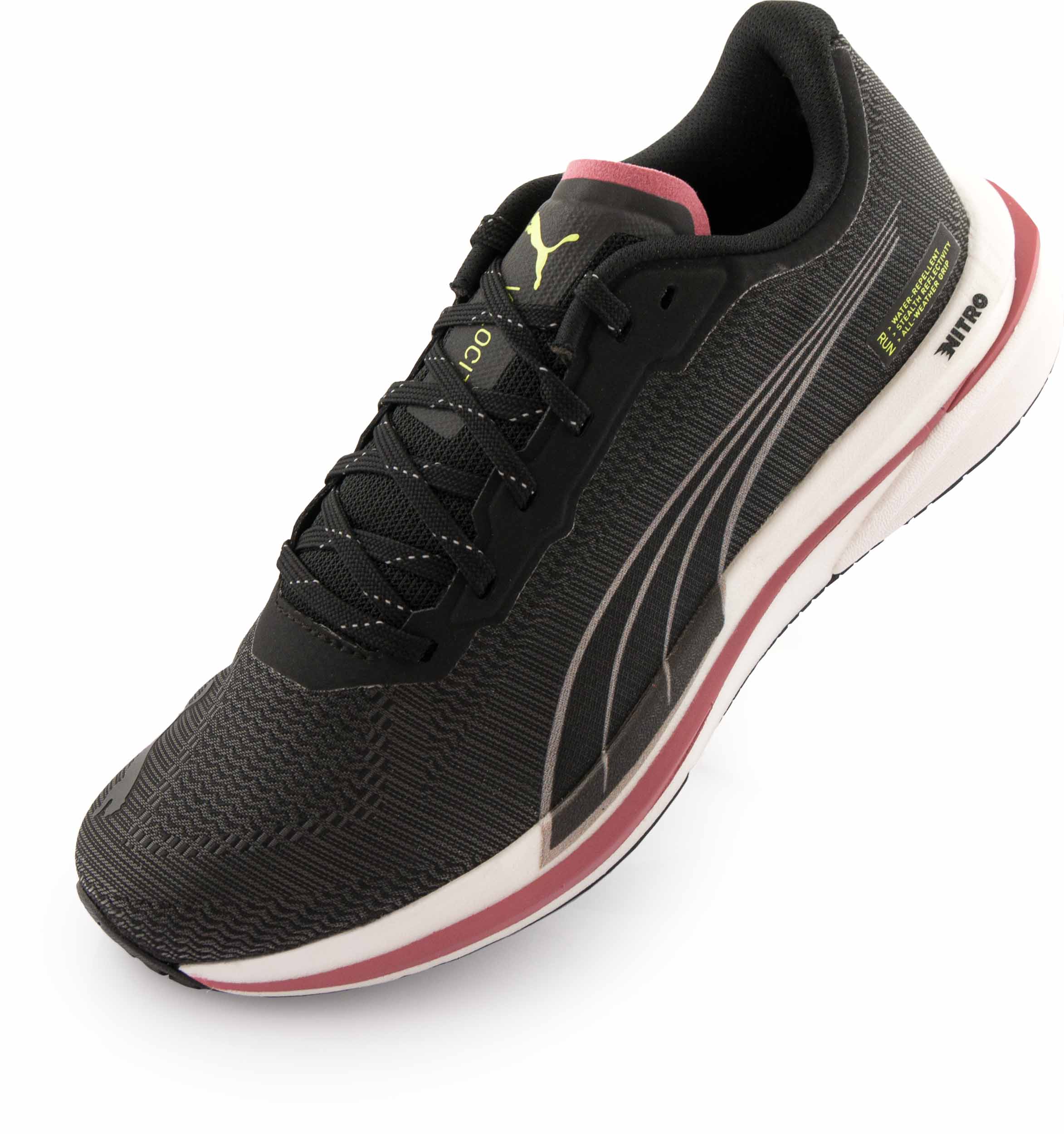 Puma Velocity Nitro Wtr Black-White-Pink 37.5