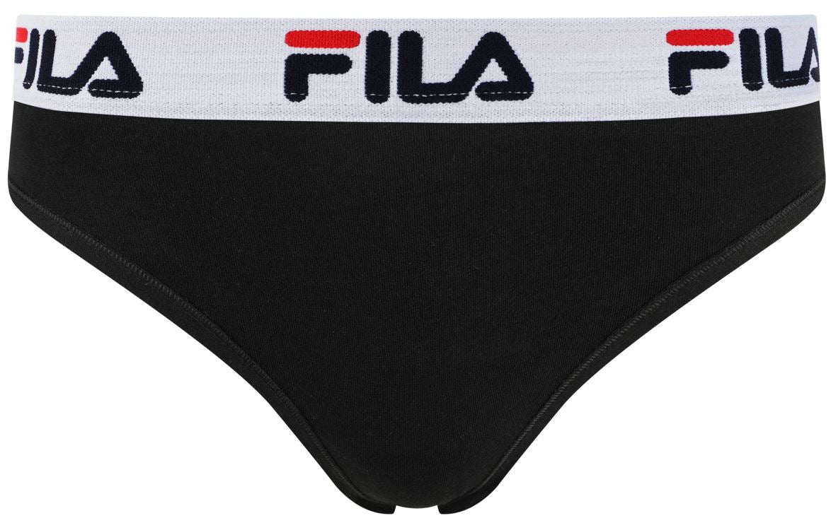 Dames Fila Zwarte Elastische Briefs - Medium Katoen