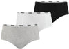 Women's Panties Puma Mini Short 3-Pack White-Grey-Black, S