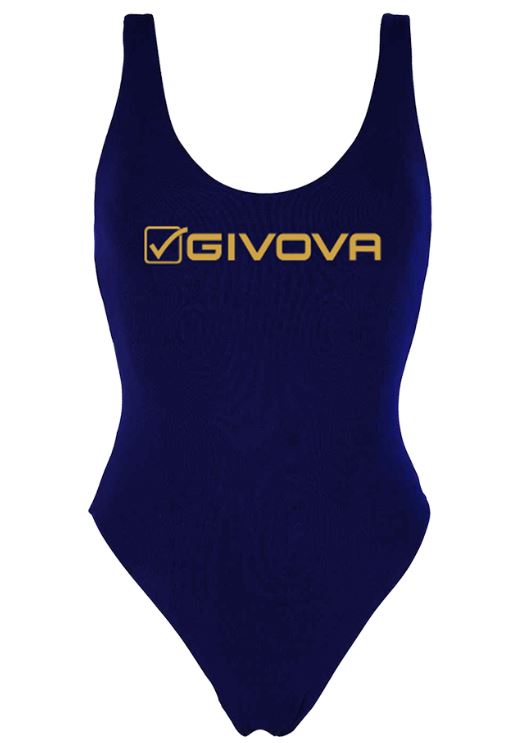 Women's Swimwear Givova Olympic Swimsuit Blue, S