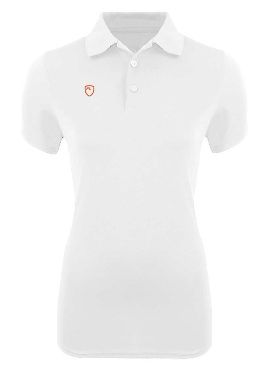 Women's Polo Shirt Playerlayer Victory White 2Xs