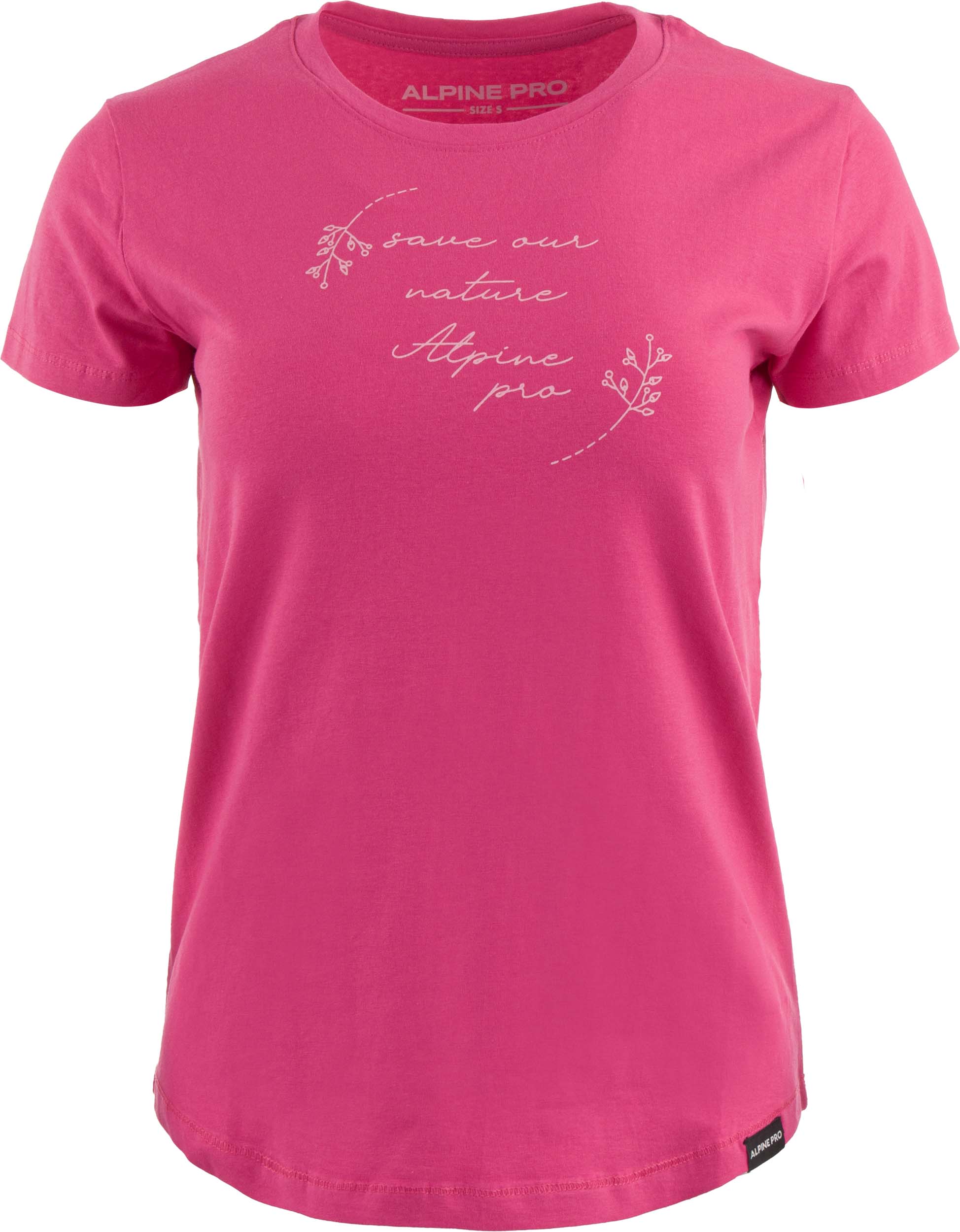 Women's T-shirt Alpine Pro Badena Pink L