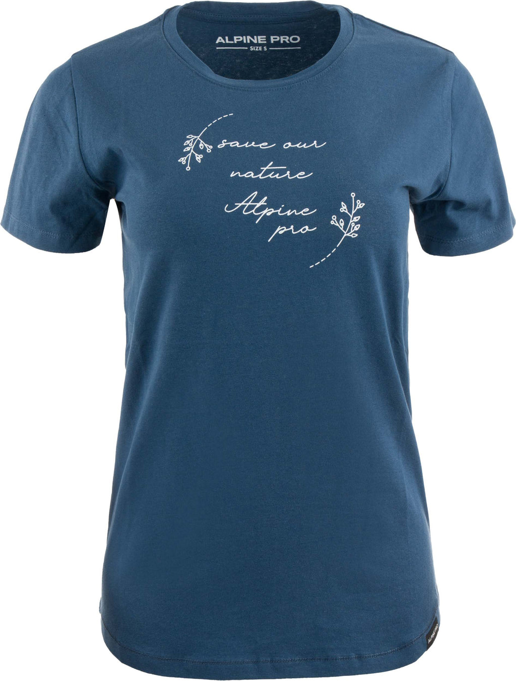 Women's T-shirt Alpine Pro Badena Blue 2Xl