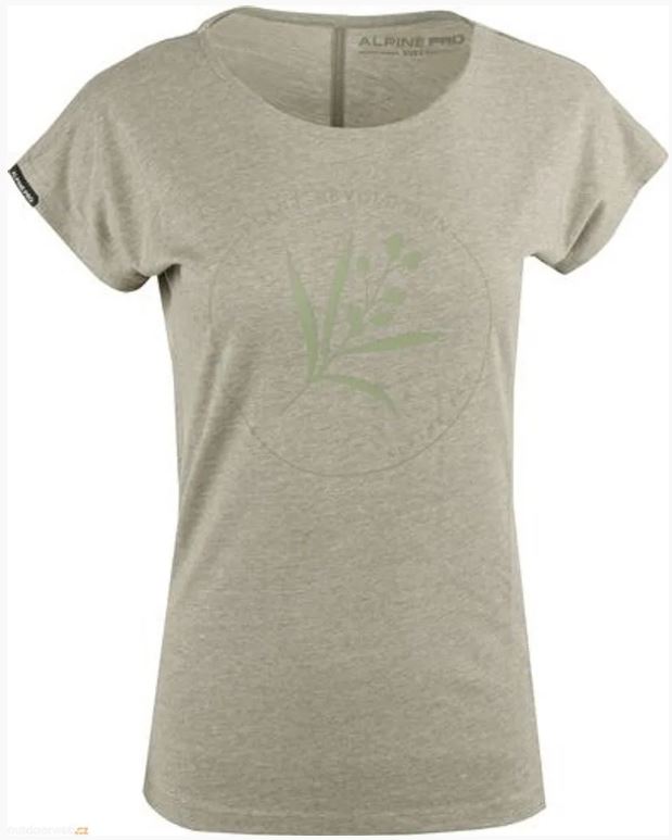 Women's T-shirt Alpine Pro Udawa Gray L