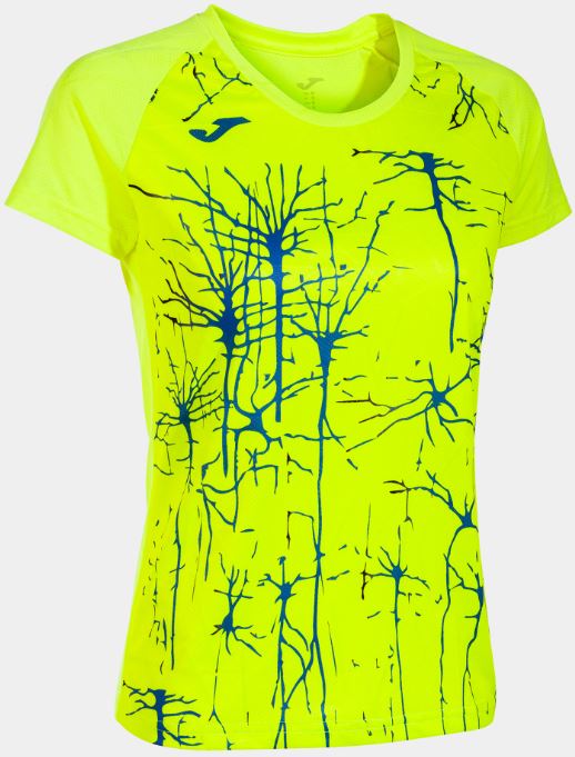 Women's T-shirt Joma Elite Ix T-Shirt Fluor Yellow yellow L