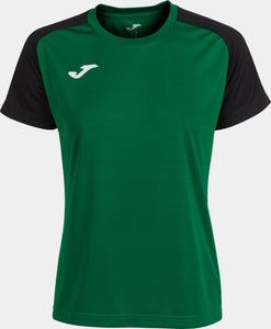 Women's T-shirt Joma Academy Iv Green-Black, Xs