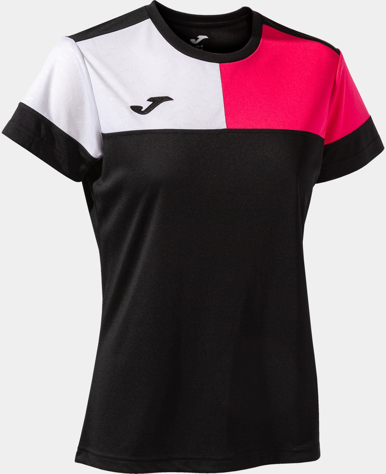 Women's T-shirt Joma Camiseta Manga Black-Pink Xl