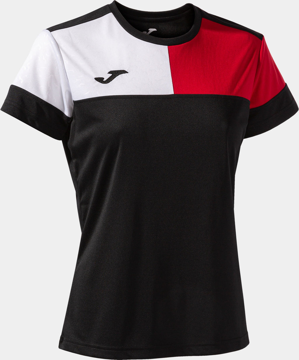 Women's T-shirt Joma Camiseta Manga Black-Red M