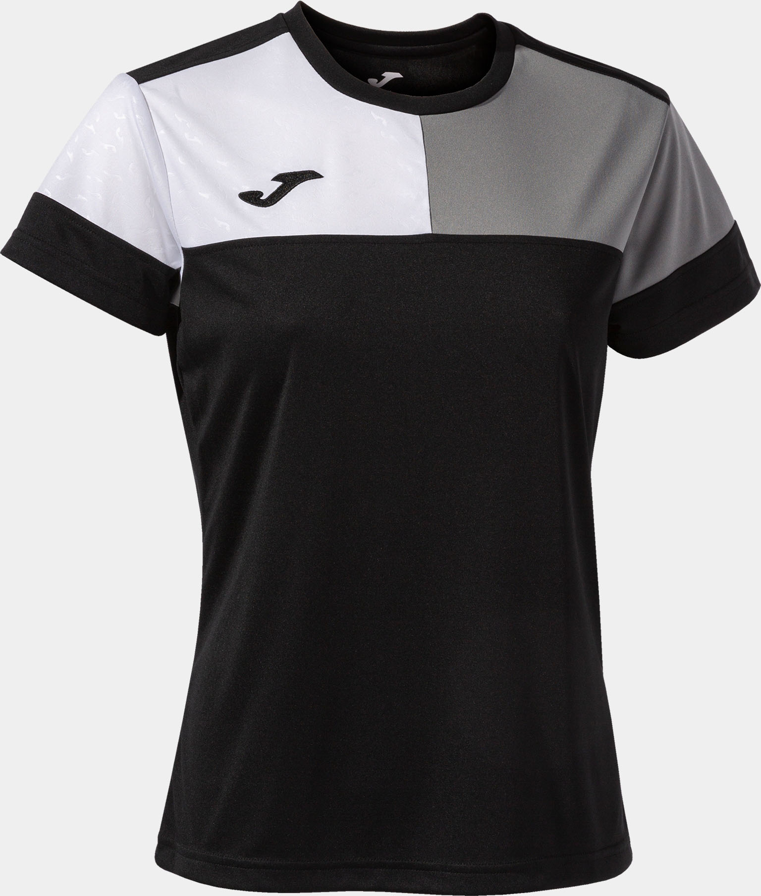 Women's T-shirt Joma Camiseta Manga Black-Grey, S