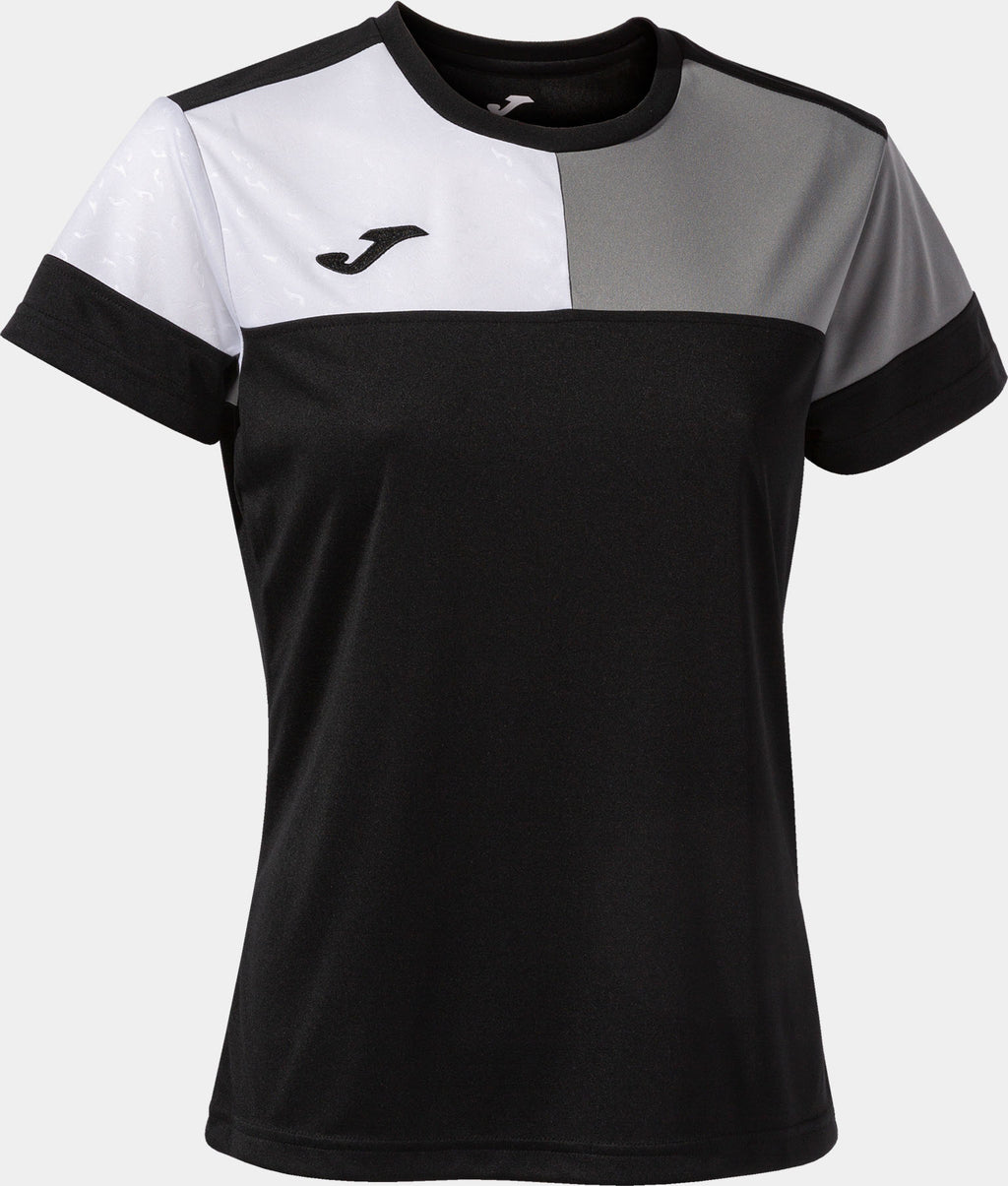 Women's T-shirt Joma Camiseta Manga Black-Grey L