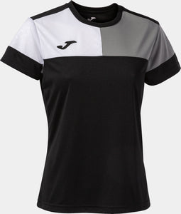 Women's T-shirt Joma Camiseta Manga Black-Grey Xl