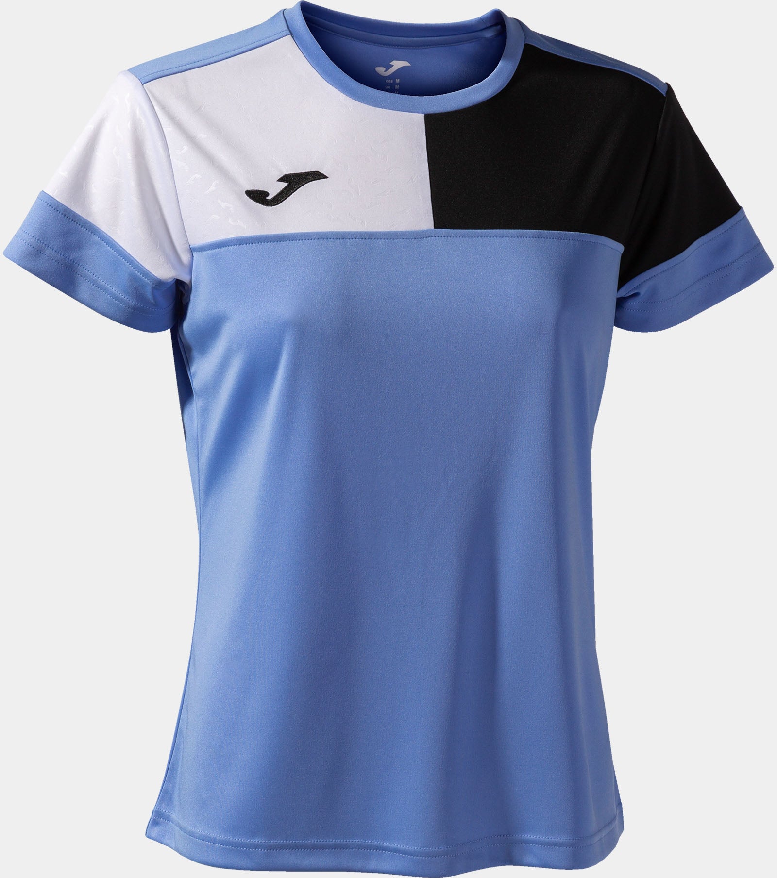 Women's T-shirt Joma Camiseta Manga Sky Blue-Black 2Xl