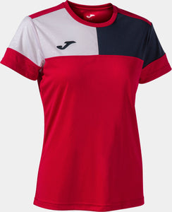 Women's T-shirt Joma Camiseta Manga Red-Navy Xl