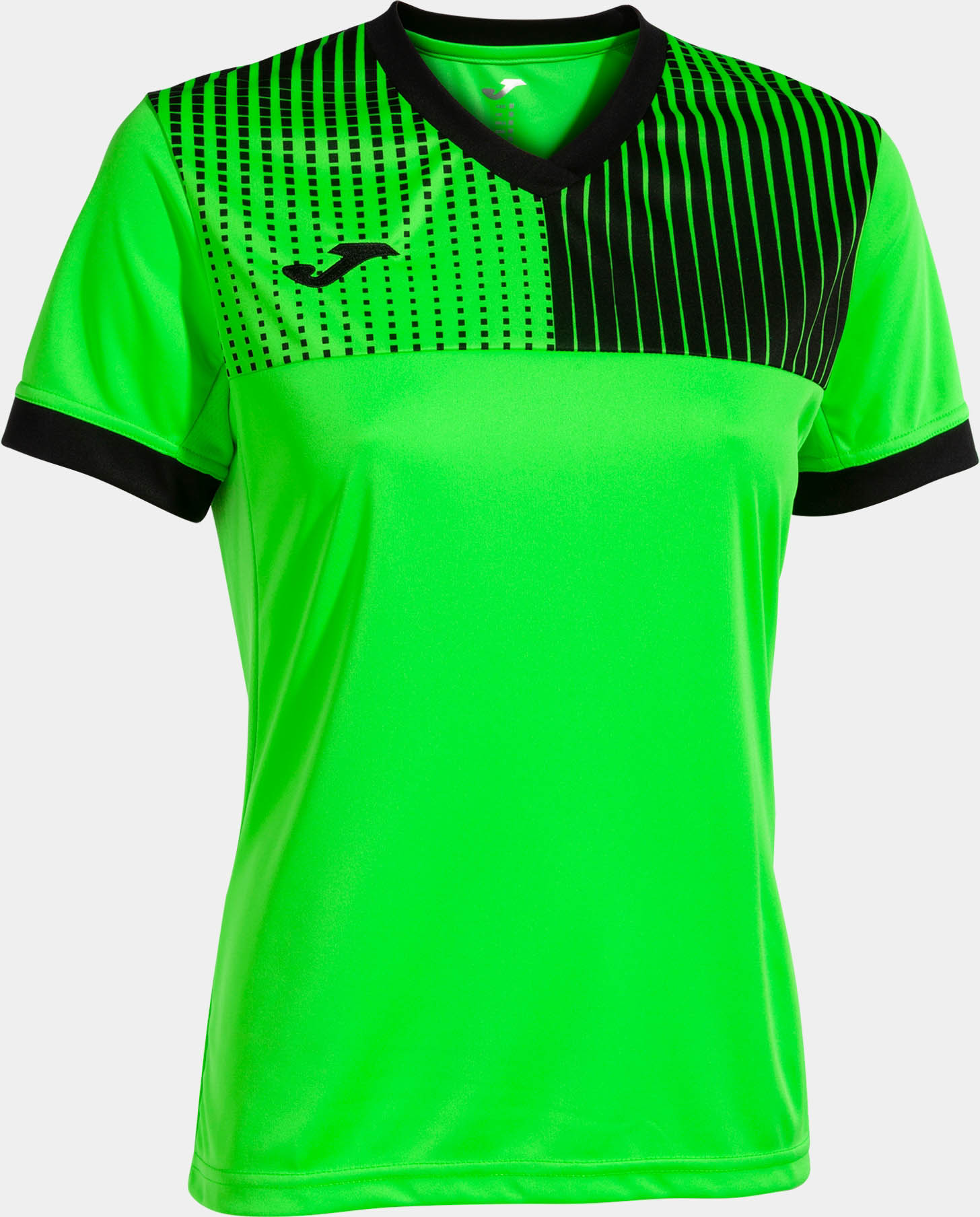 Women's T-shirt Joma Eco Supernova Fluor Green-Black M