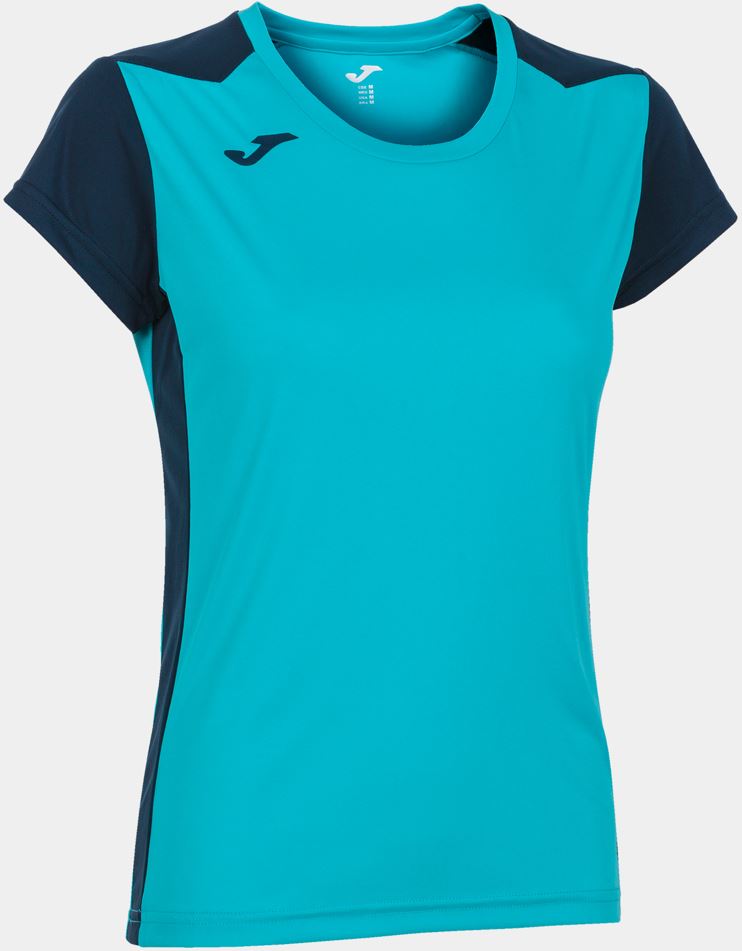 Women's T-shirt Joma Record Ii Fluor Turquoise, S