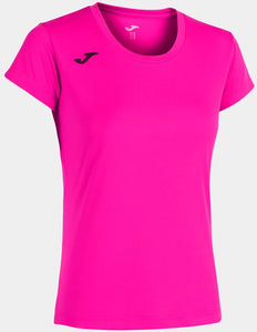 Women's T-shirt Joma Record Ii Fluor-Pink, Xs