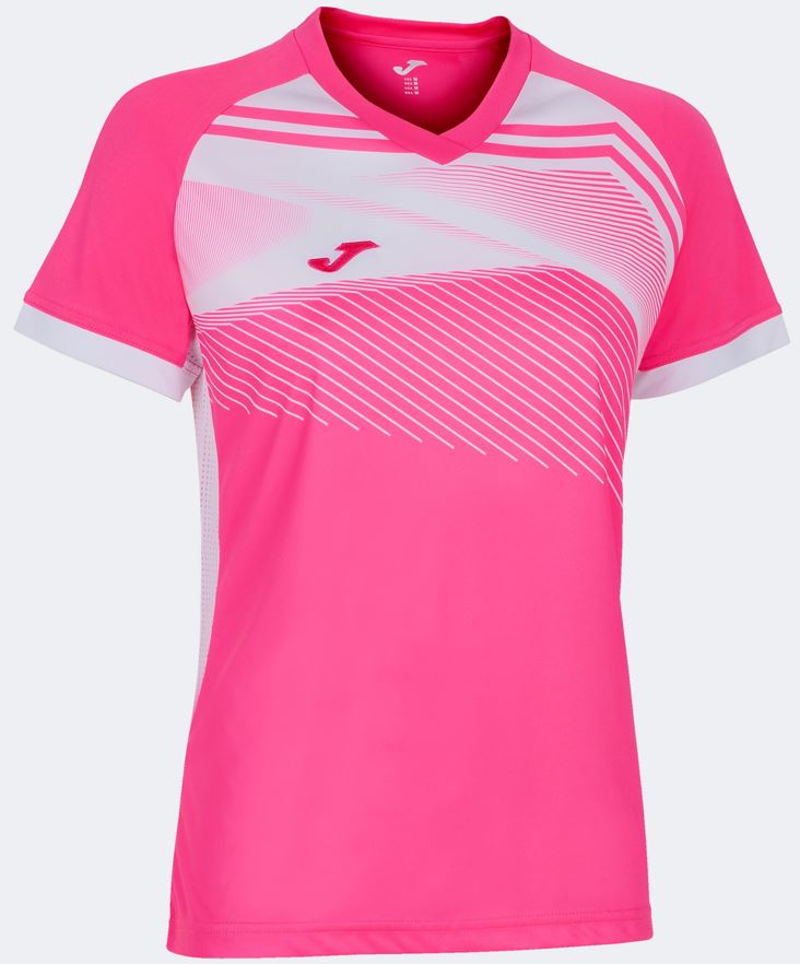 Dames T-shirt Joma Supernova II Roze-Wit XL Sportief