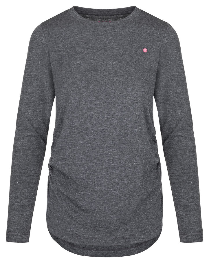 Loaf Baxana Dames T -shirt Zwart XL - Ademend Katoen