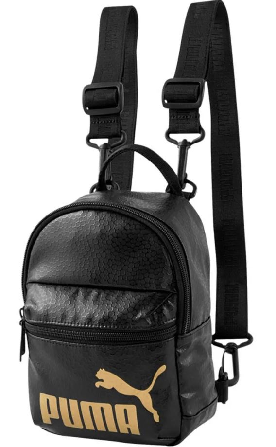 Mini zaino femminile Puma Core Up Minime Backpack Black Black