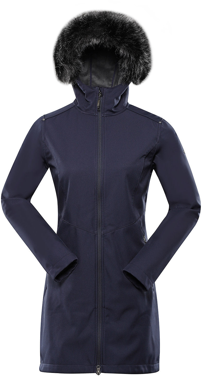 Dames Softshell Jas Alpine Pro Ibora Blauw - Waterafstotend