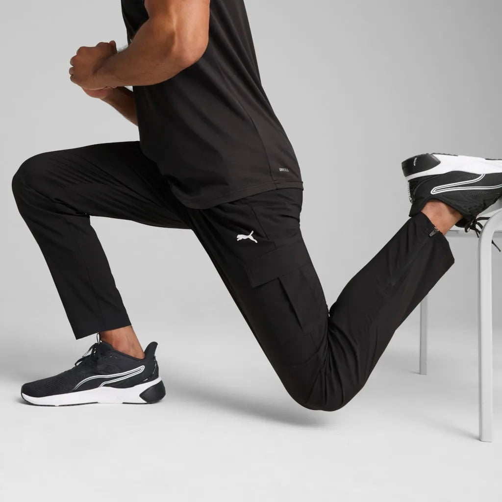 Herenbroek Puma tissé cargo zwart m