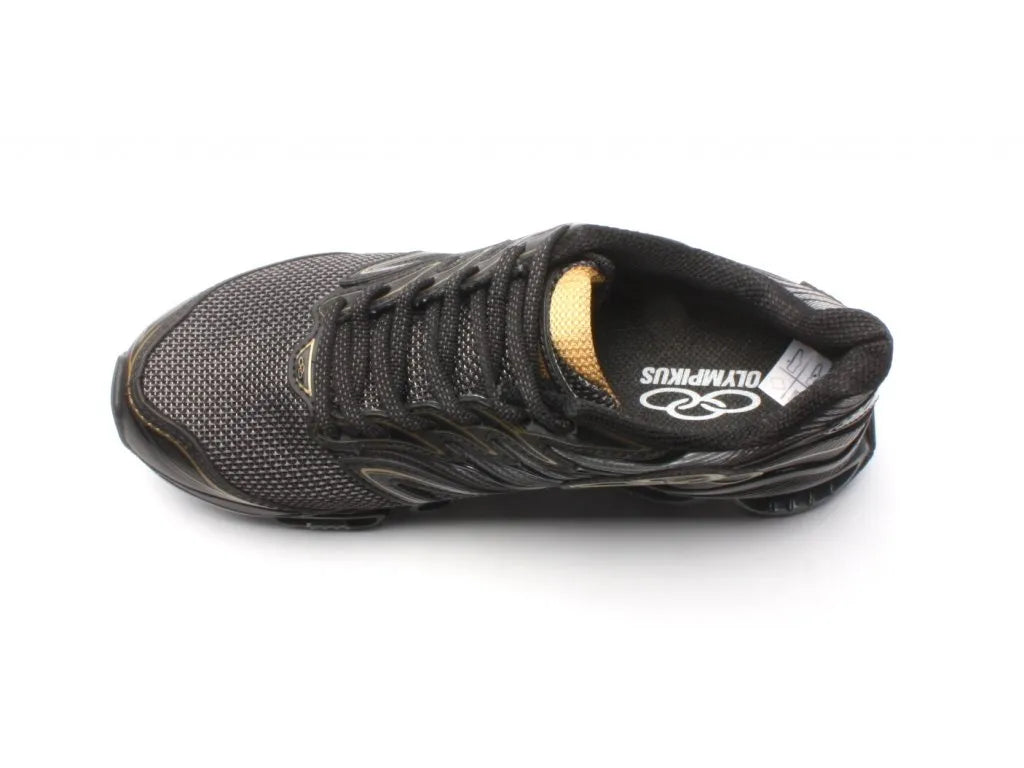 Olympikus Victory Sports Shoes Black-Gold Size 39