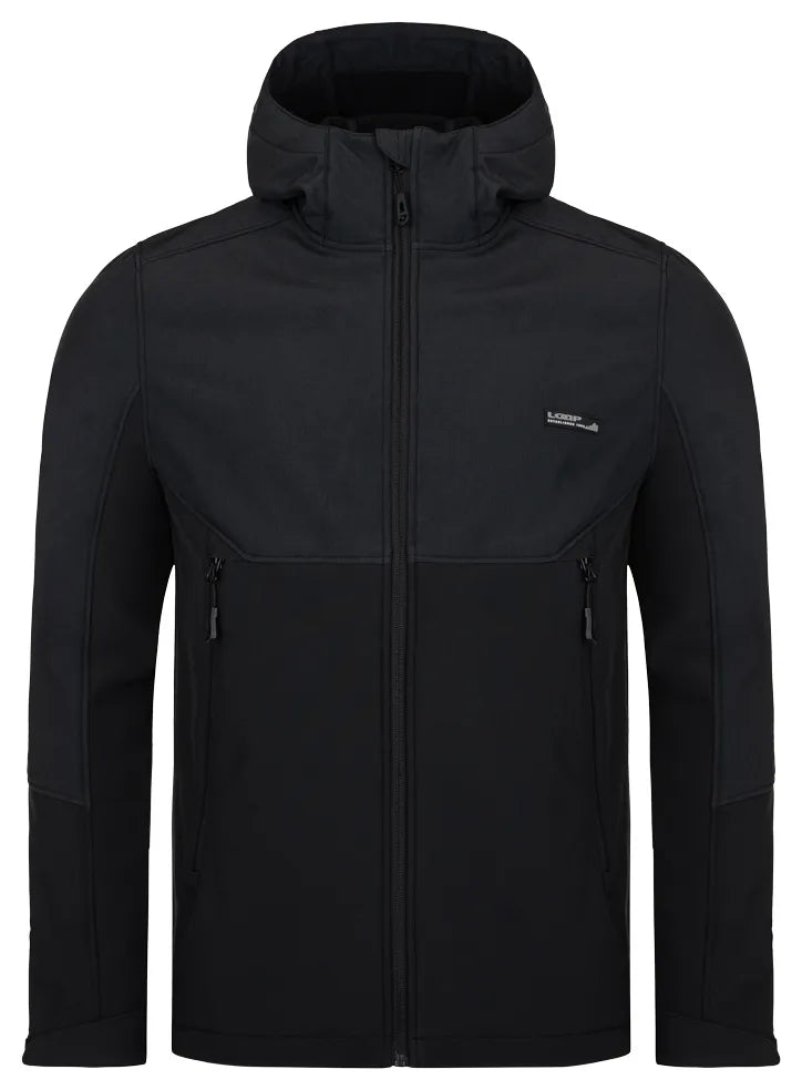 Men's softshell jacket loap lupp black l