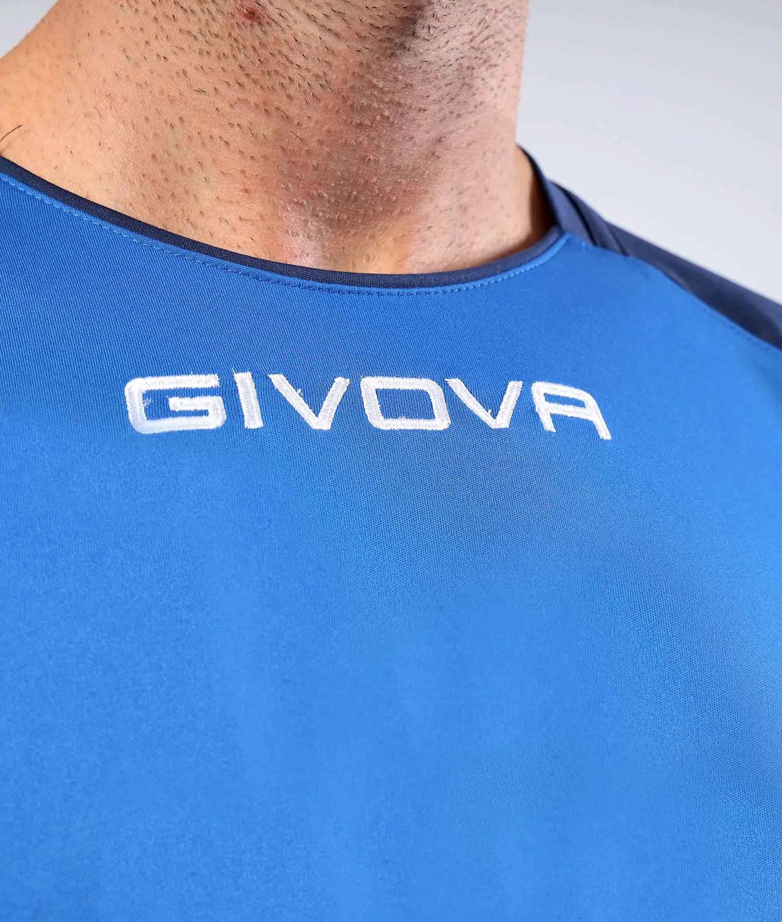 Camiseta deportiva Givova Capo Royal-Navy Blue 3xl