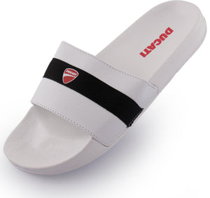 Ducati White Black 41 Slippers