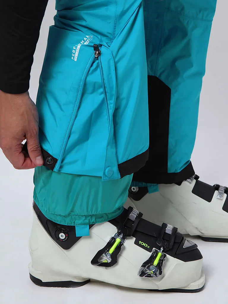 Pantaloni de schi pentru bărbați oripur albastru, s