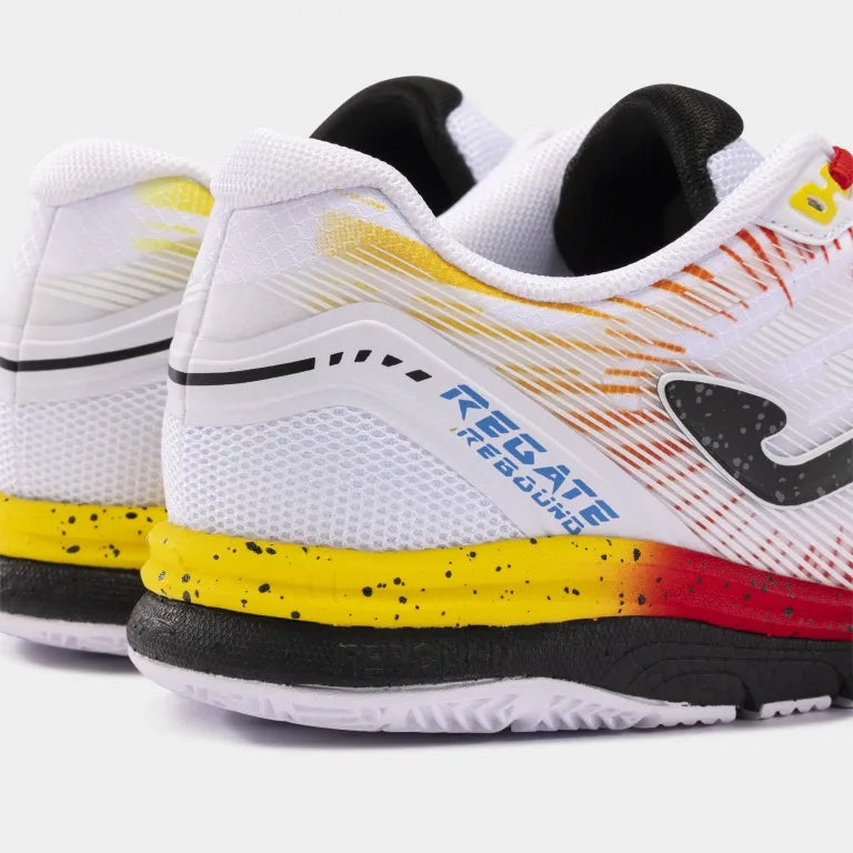 Indendørs sko Joma Regate Rebound 2476 White Red Indoor White 43