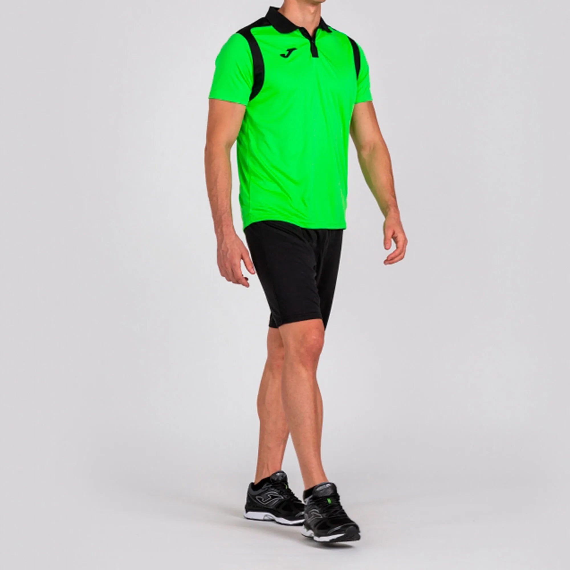 Sportovní tričko Joma Polo Championship Fluor Green-Black, XS