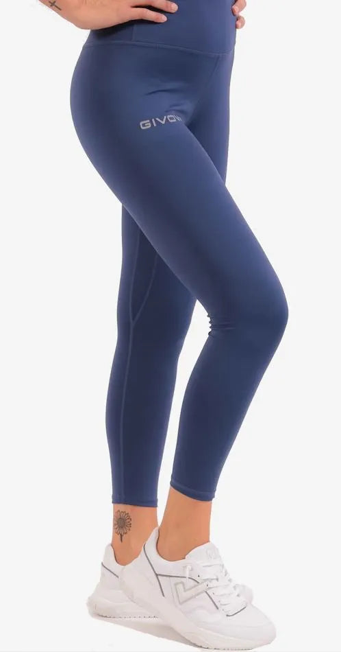 Kvinnors sport leggings givova Basic Blue XS